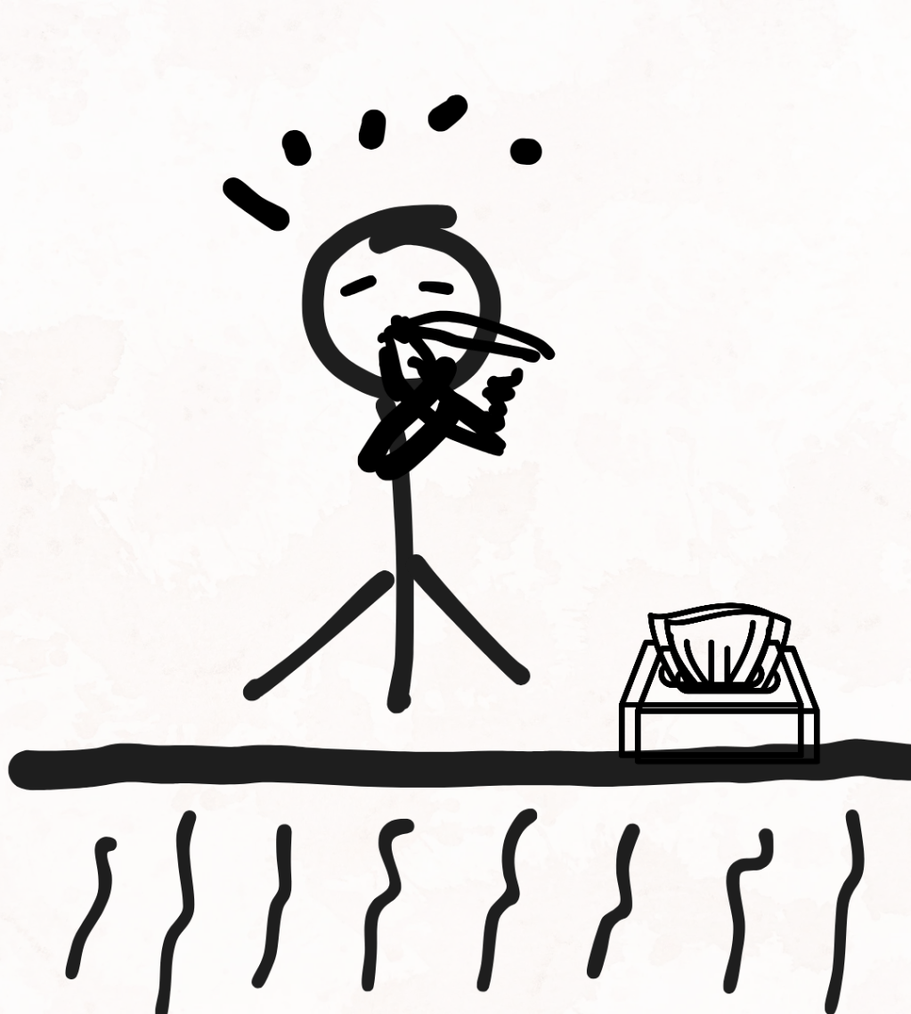 Pillé la gripe y la lié parda